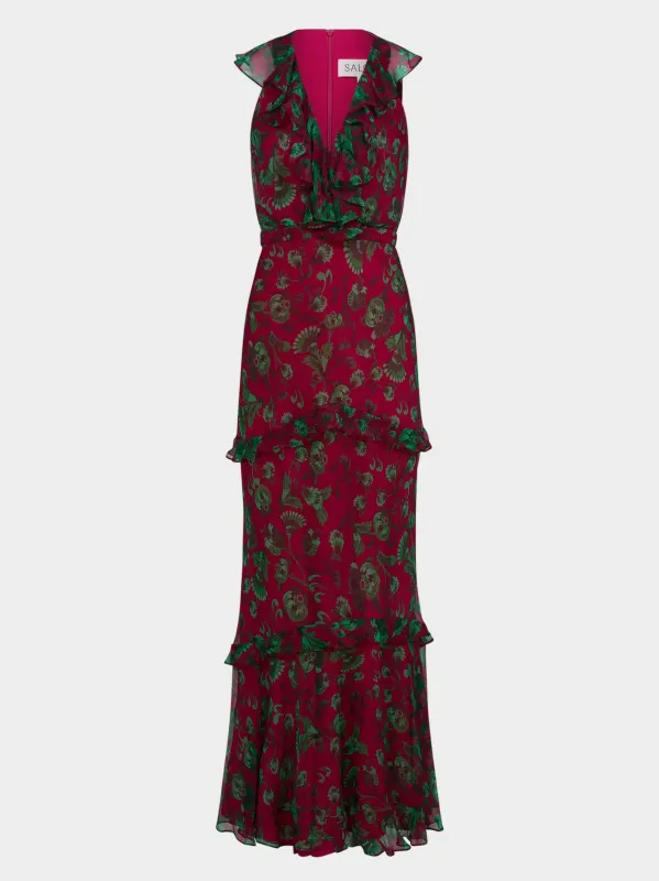 Rita Dress in Saffier Orchid made by SALONI