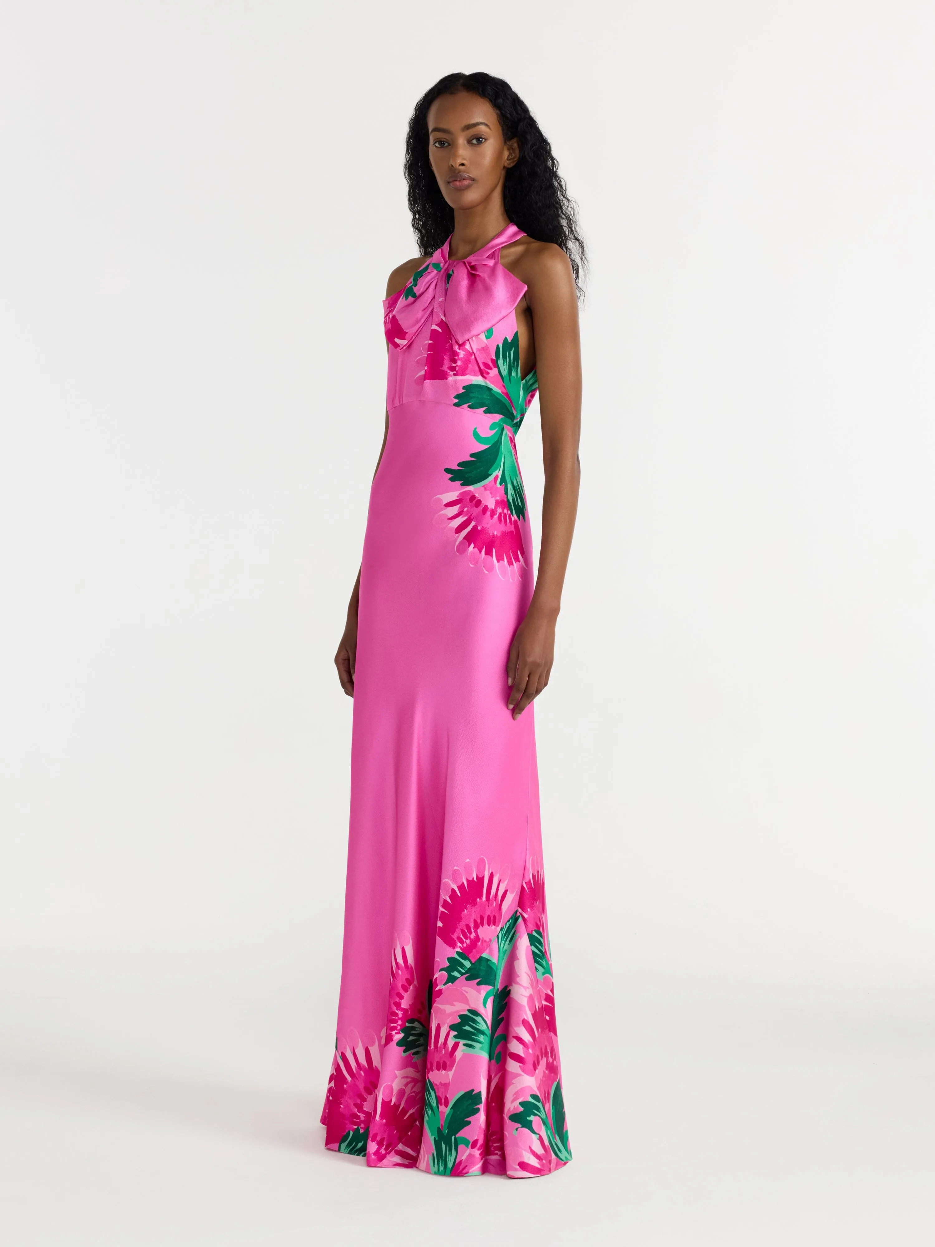 Suzette Long Dress in Phlox Feather sold by SALONI product image thumbnail 3