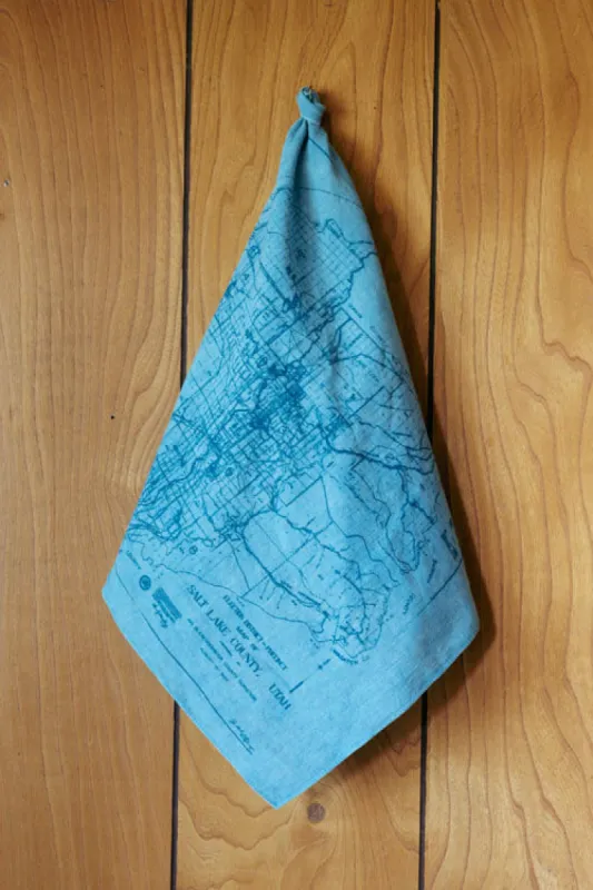 Topo Bandana SLC Districts sold by Salt Lake Clothing