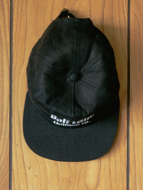 Good Company Cap Black Linen sold by Salt Lake Clothing