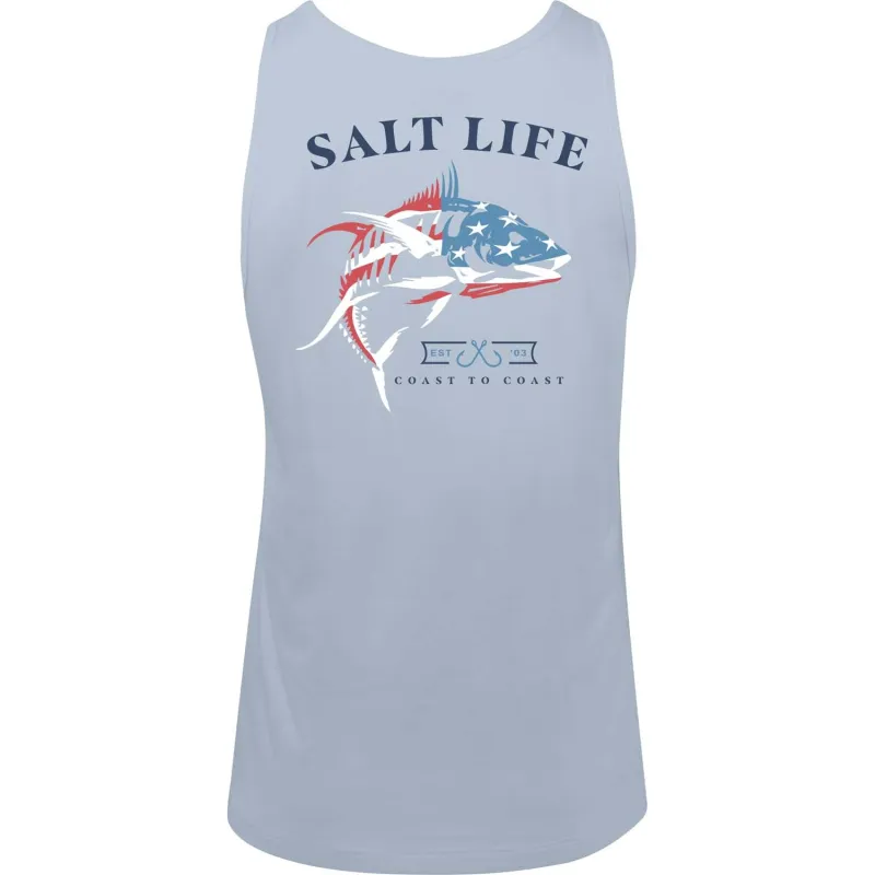 Men's United We Fish Tank Top sold by Salt Life