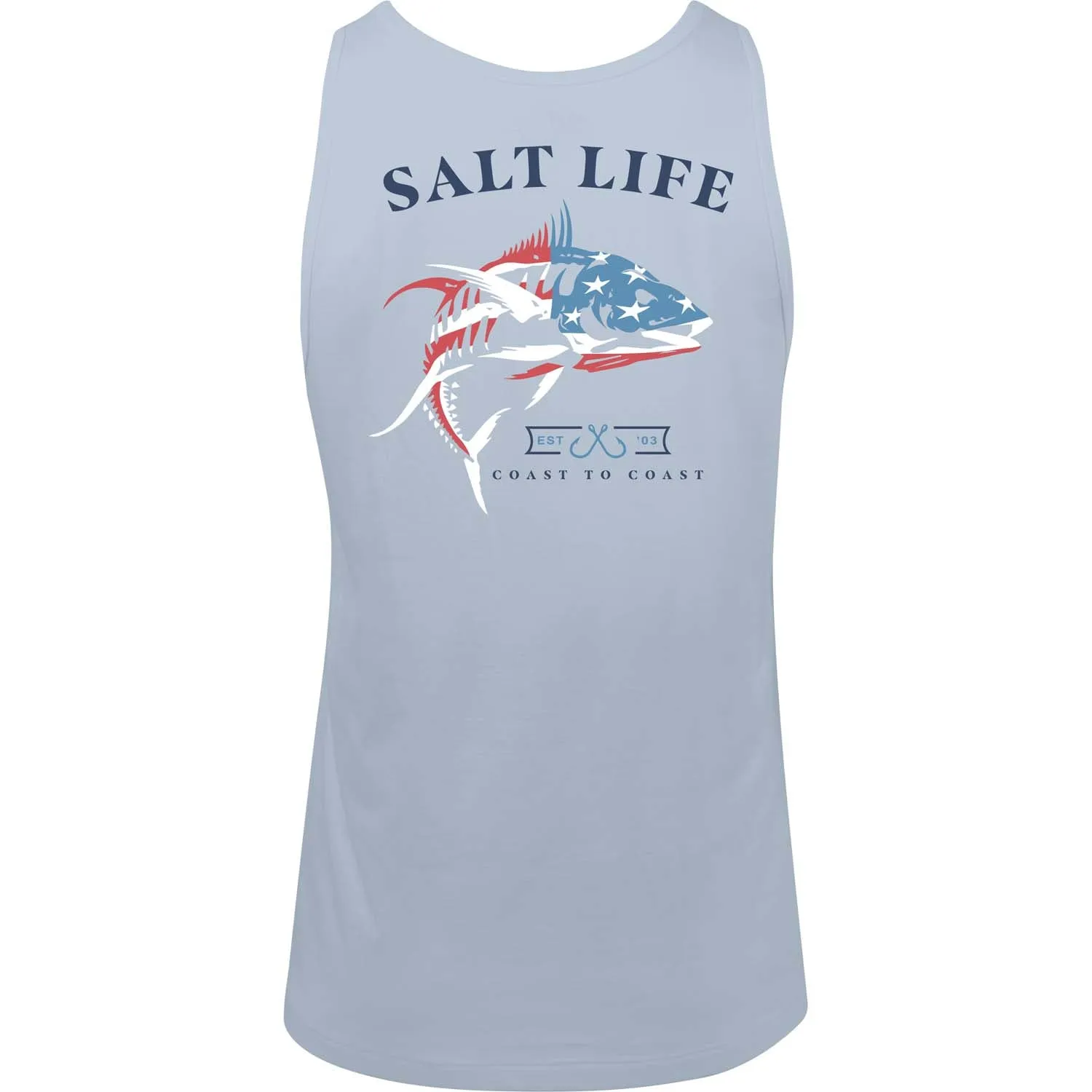Men's United We Fish Tank Top sold by Salt Life