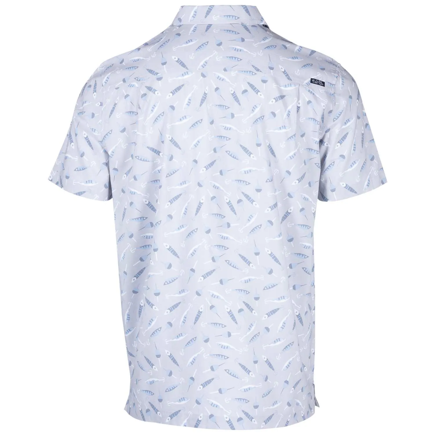 Men's Tempting Tackle Woven Short Sleeve Shirt sold by Salt Life product image thumbnail 2