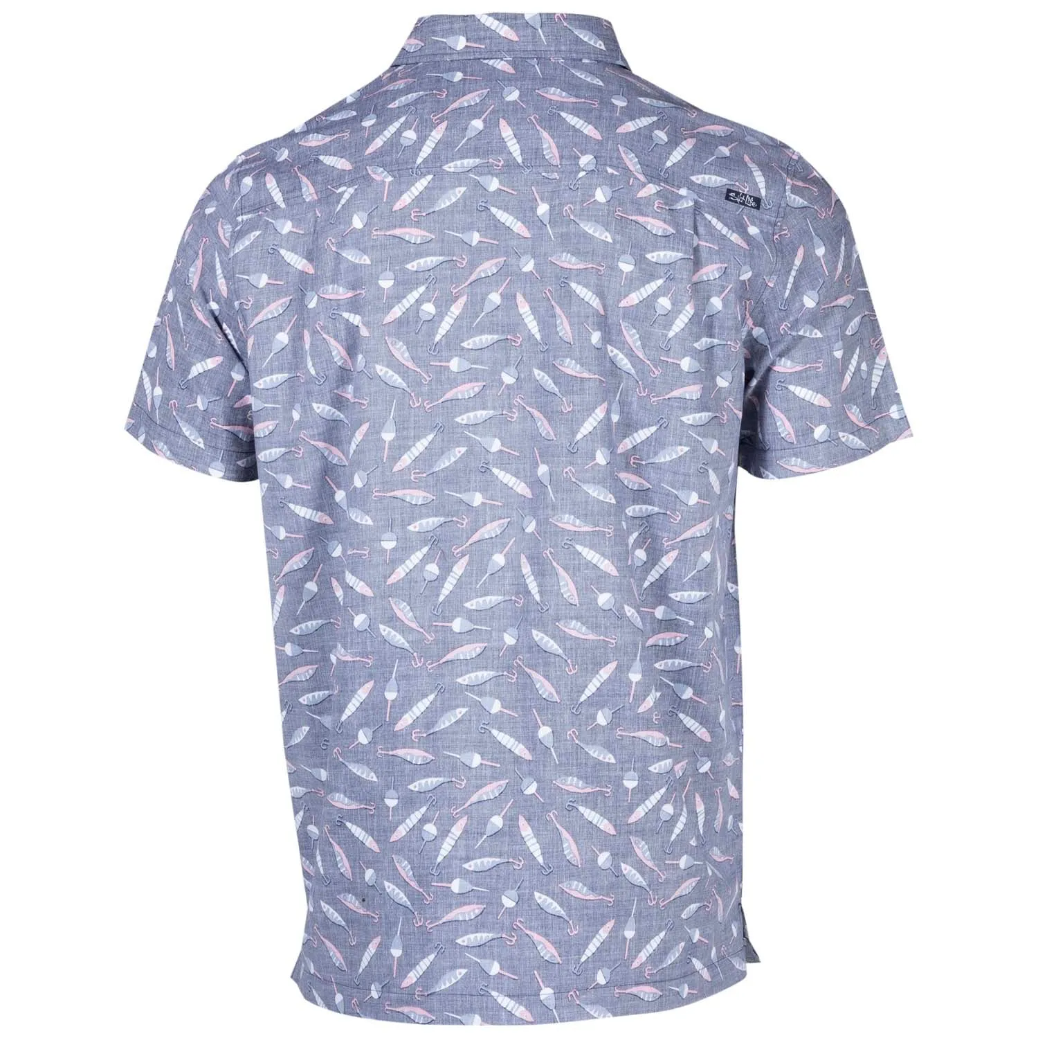 Men's Tempting Tackle Woven Short Sleeve Shirt sold by Salt Life product image thumbnail 2