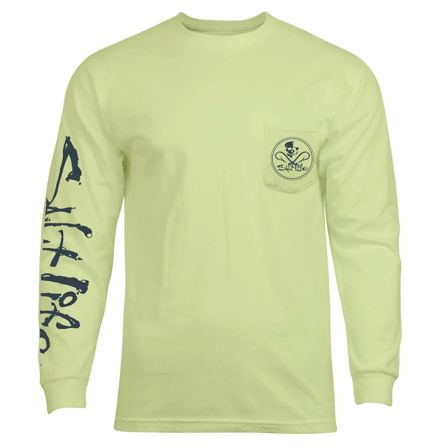 Men's Skull and Hooks Long Sleeve Shirt sold by Salt Life
