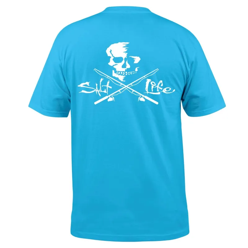 Men's Skull and Poles Short Sleeve Tee sold by Salt Life