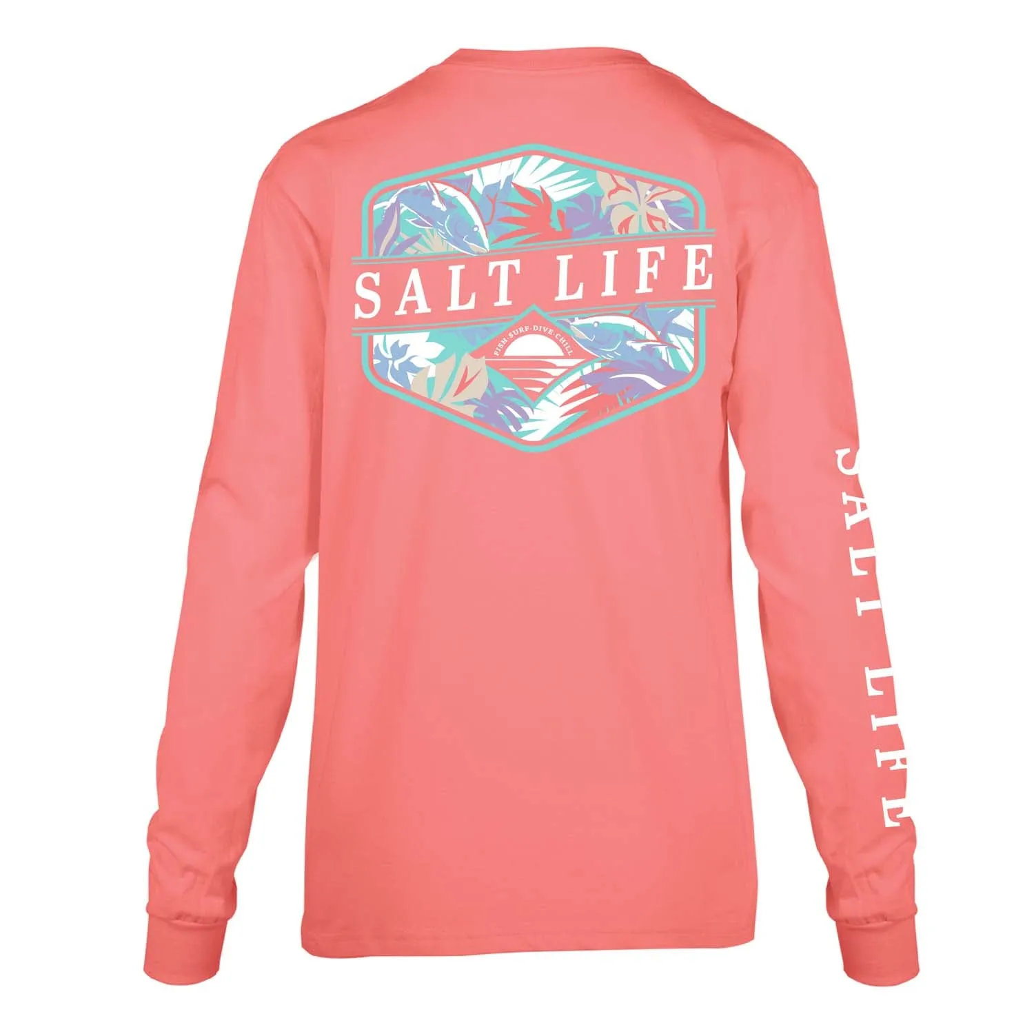 Women's Retro Tropical Long Sleeve Shirt sold by Salt Life