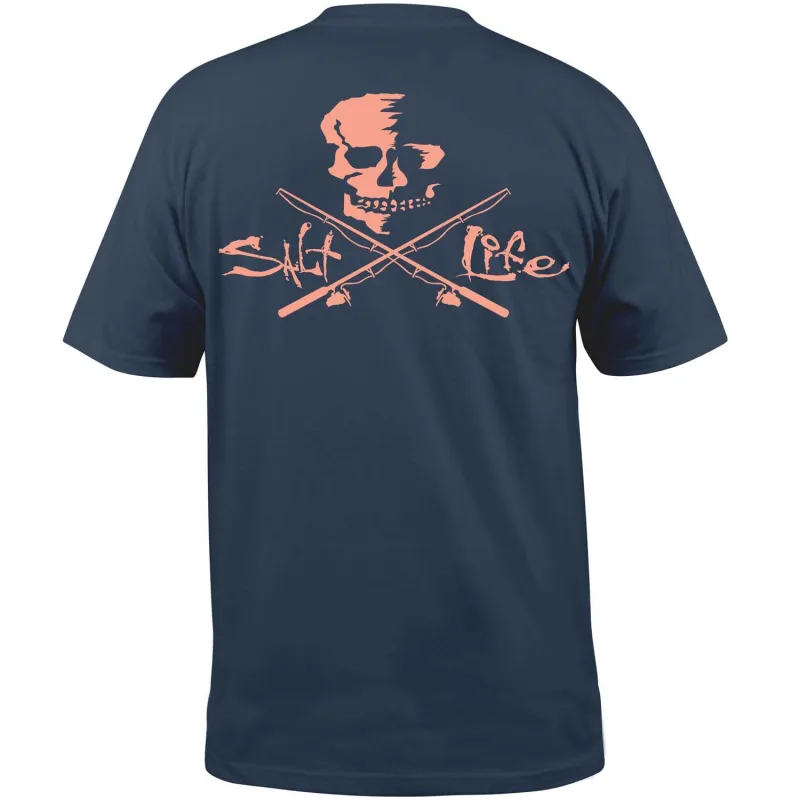 Men's Skull and Poles Short Sleeve Tee sold by Salt Life