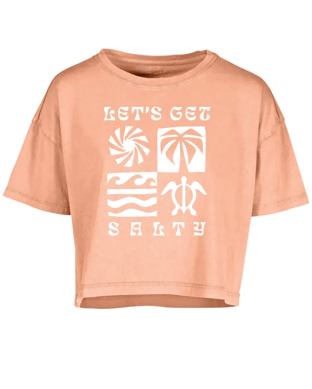 Women's Salty Scenes Cropped Shirt sold by Salt Life