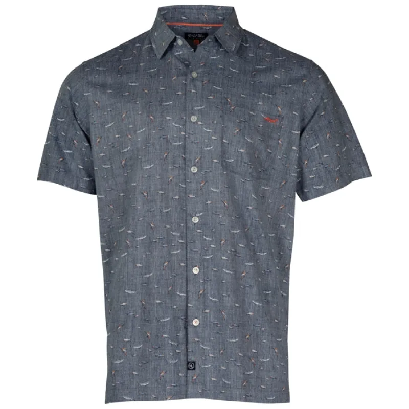 Men's Shark Bait Woven Short Sleeve Shirt sold by Salt Life