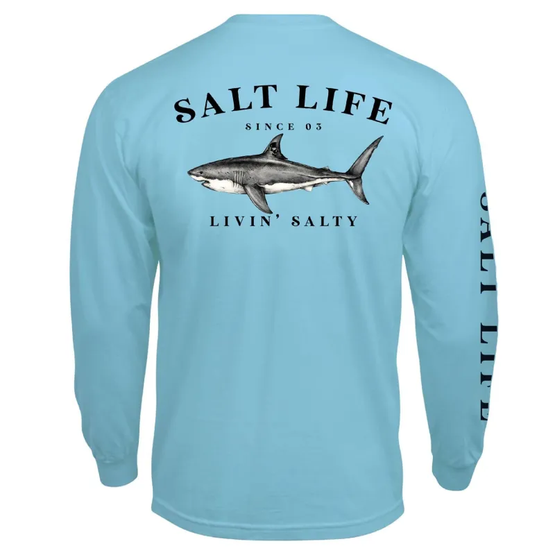 Men's Jaws of Steel Long Sleeve Shirt sold by Salt Life