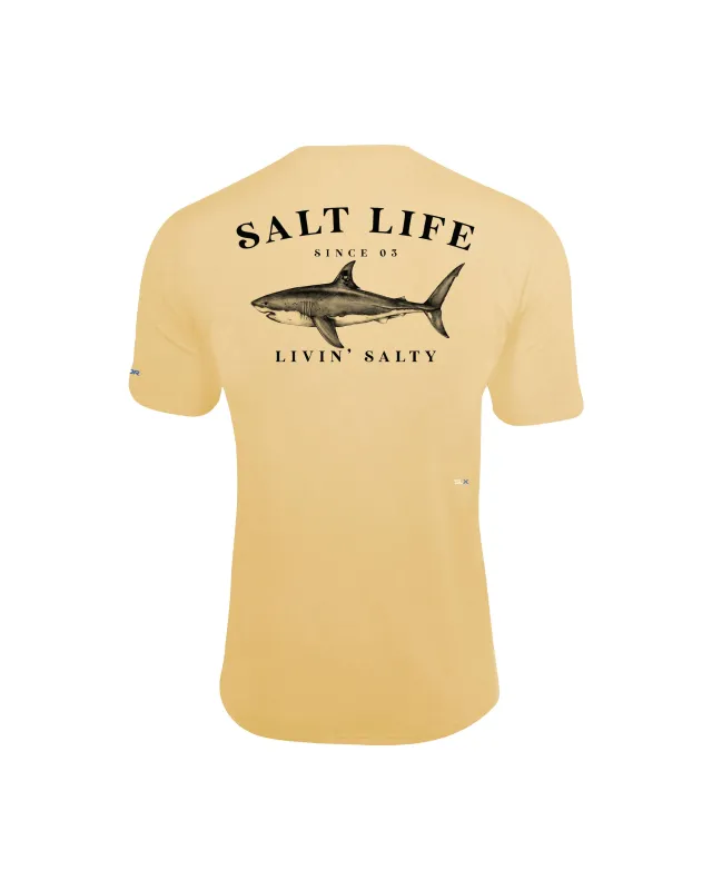 Men's Jaws of Steel Short Sleeve SLX Performance Shirt sold by Salt Life