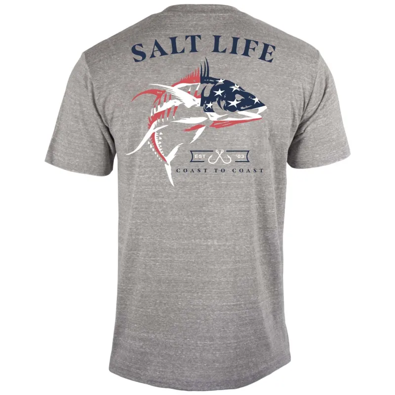 Men's United We Fish Short Sleeve Shirt sold by Salt Life