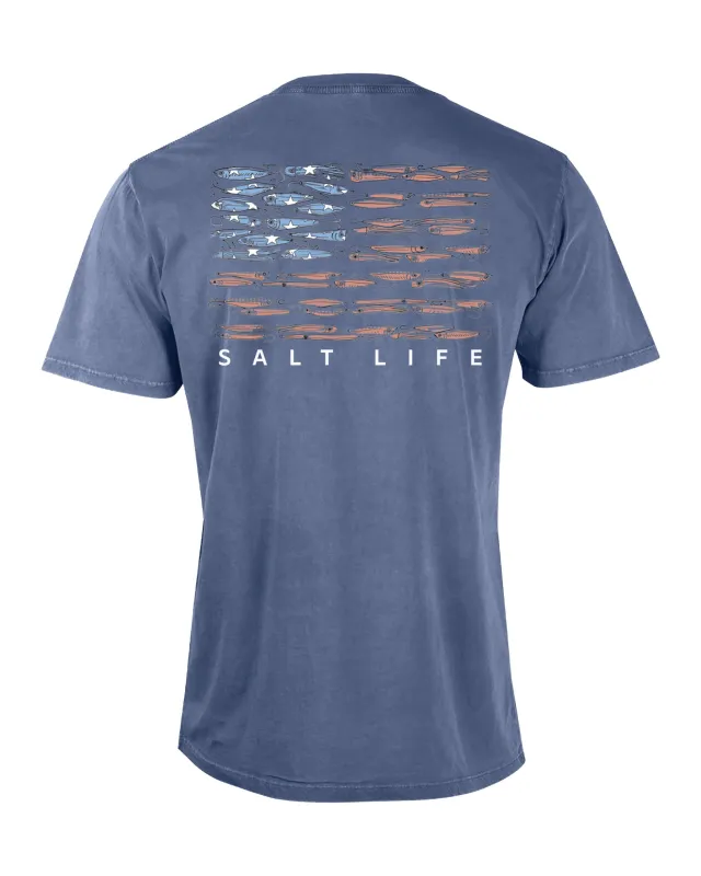 Men's Freedom Lures Short Sleeve Shirt sold by Salt Life