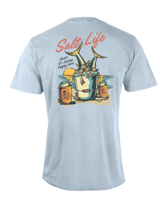 Men's Kick Back Beach Short Sleeve Shirt sold by Salt Life