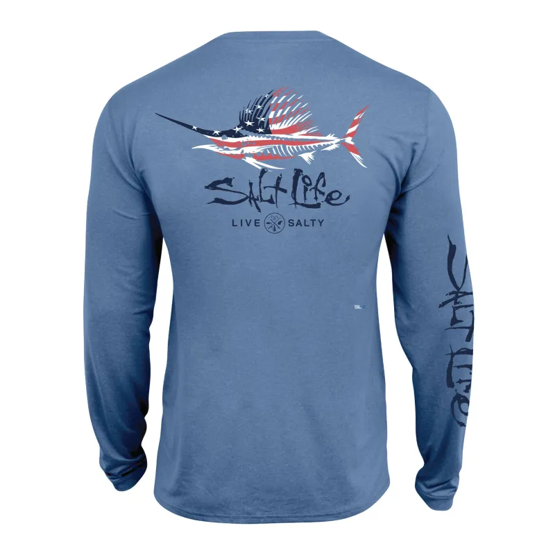 Men's Sailfish N' Bones Long Sleeve SLX Performance Shirt sold by Salt Life