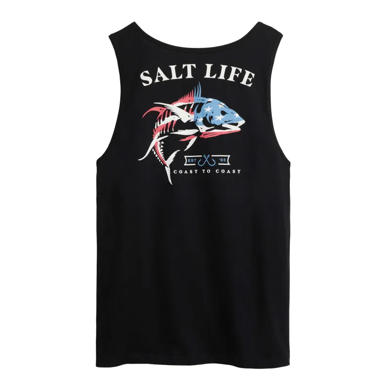 Men's United We Fish Tank Top sold by Salt Life