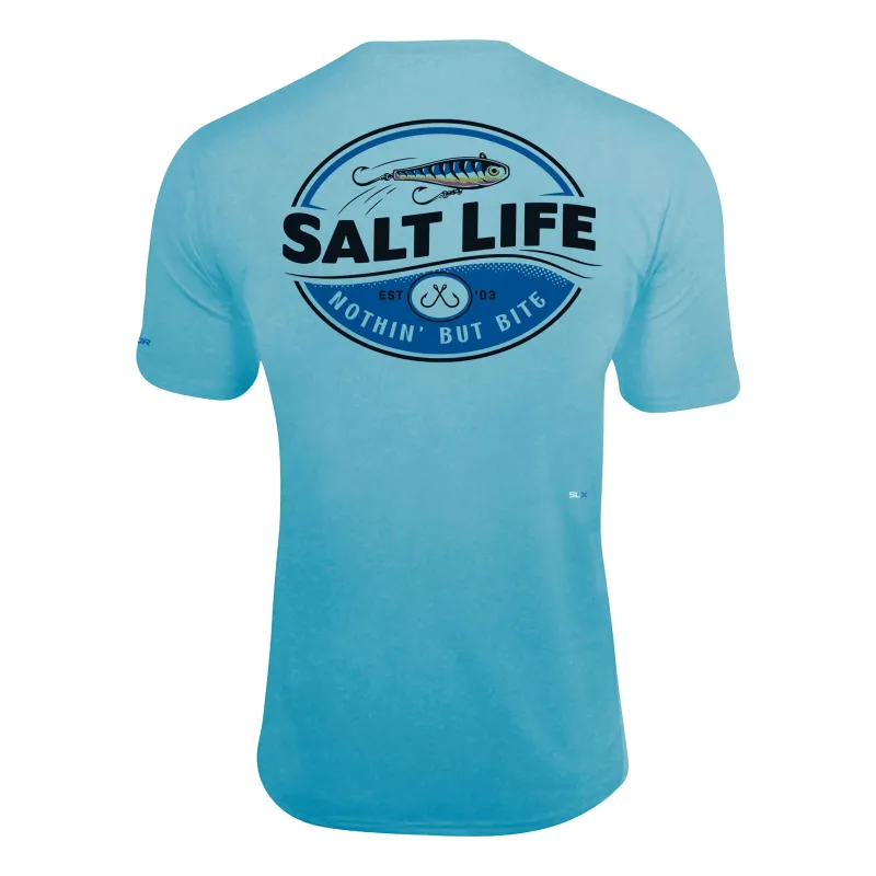 Men's Nothin But Bite Short Sleeve SLX Performance Shirt sold by Salt Life