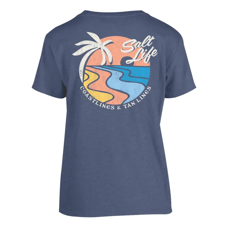 Women's Coastlines Fever Short Sleeve Shirt sold by Salt Life
