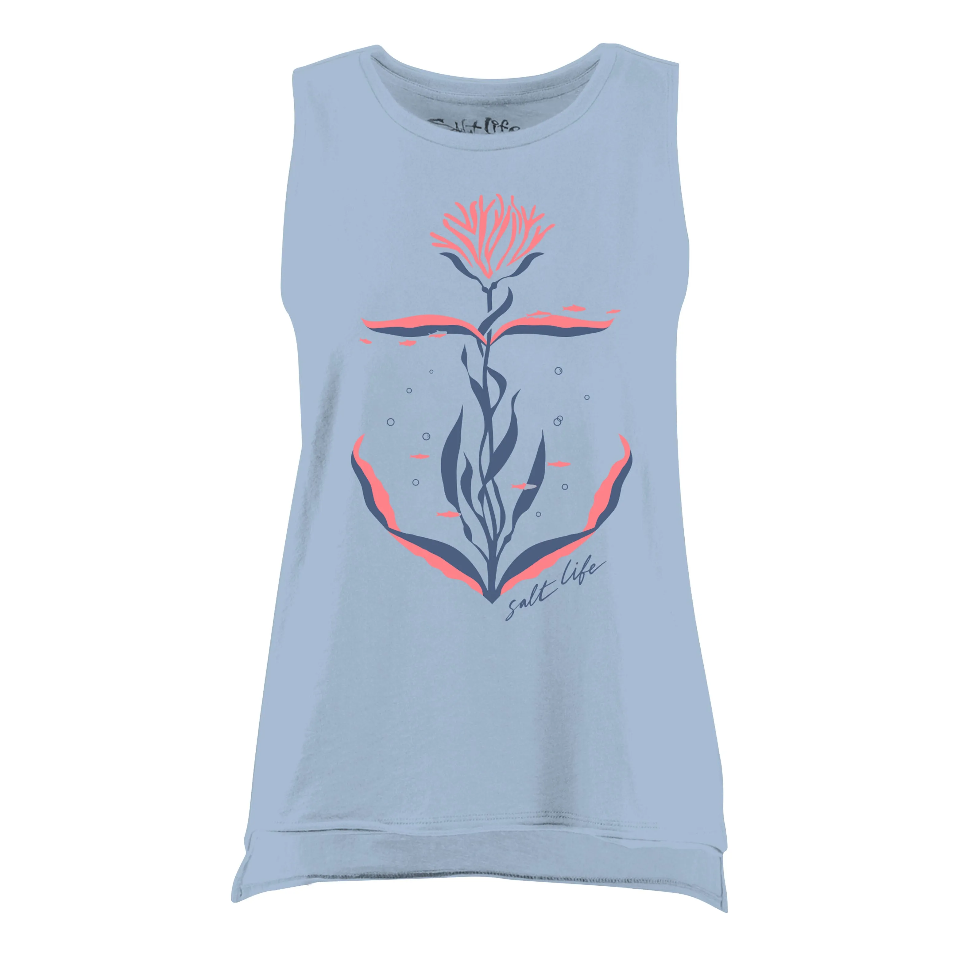 Women's Anchored Kelp Tank Top sold by Salt Life