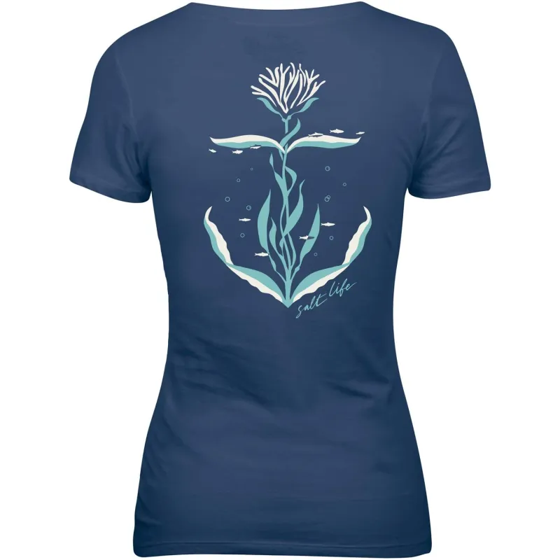 Women's Anchored Kelp Short Sleeve Shirt sold by Salt Life