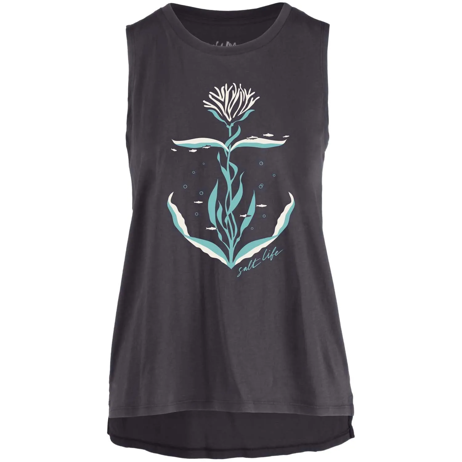 Women's Anchored Kelp Tank Top sold by Salt Life