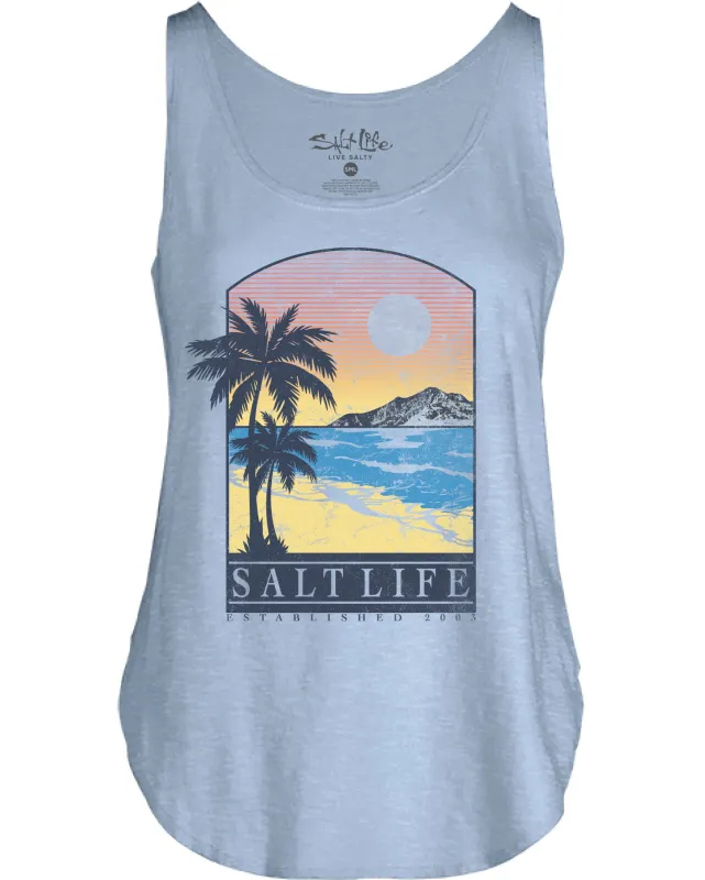 Women's Palm Islet Tank Top sold by Salt Life