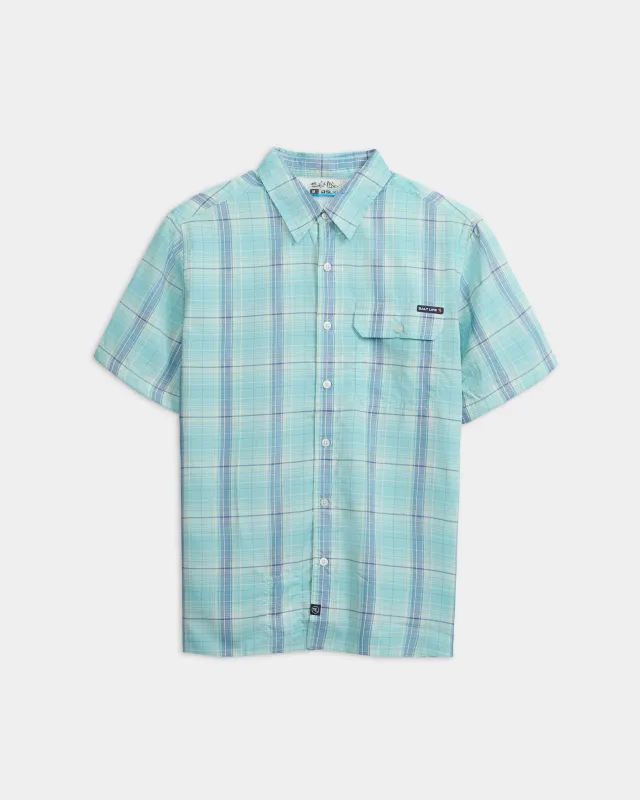 Men's Baitcaster SLX Performance Short Sleeve Shirt sold by Salt Life