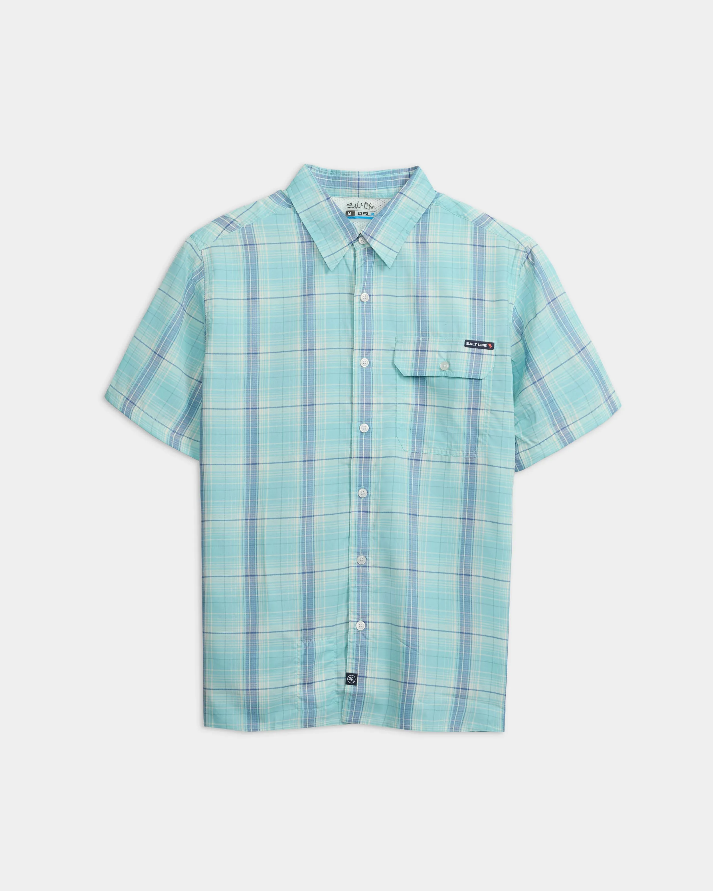 Men's Baitcaster SLX Performance Short Sleeve Shirt sold by Salt Life
