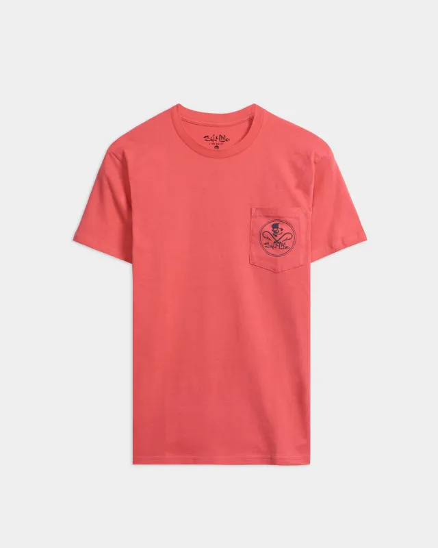 Men's Skull and Hooks Short Sleeve Tee sold by Salt Life