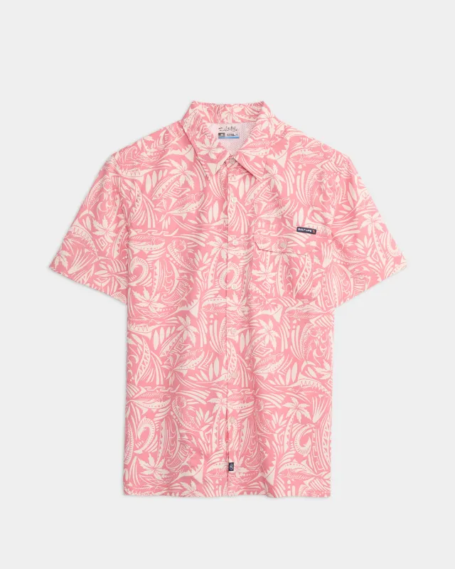 Men's Mahi Tribe Short Sleeve Performance Shirt sold by Salt Life
