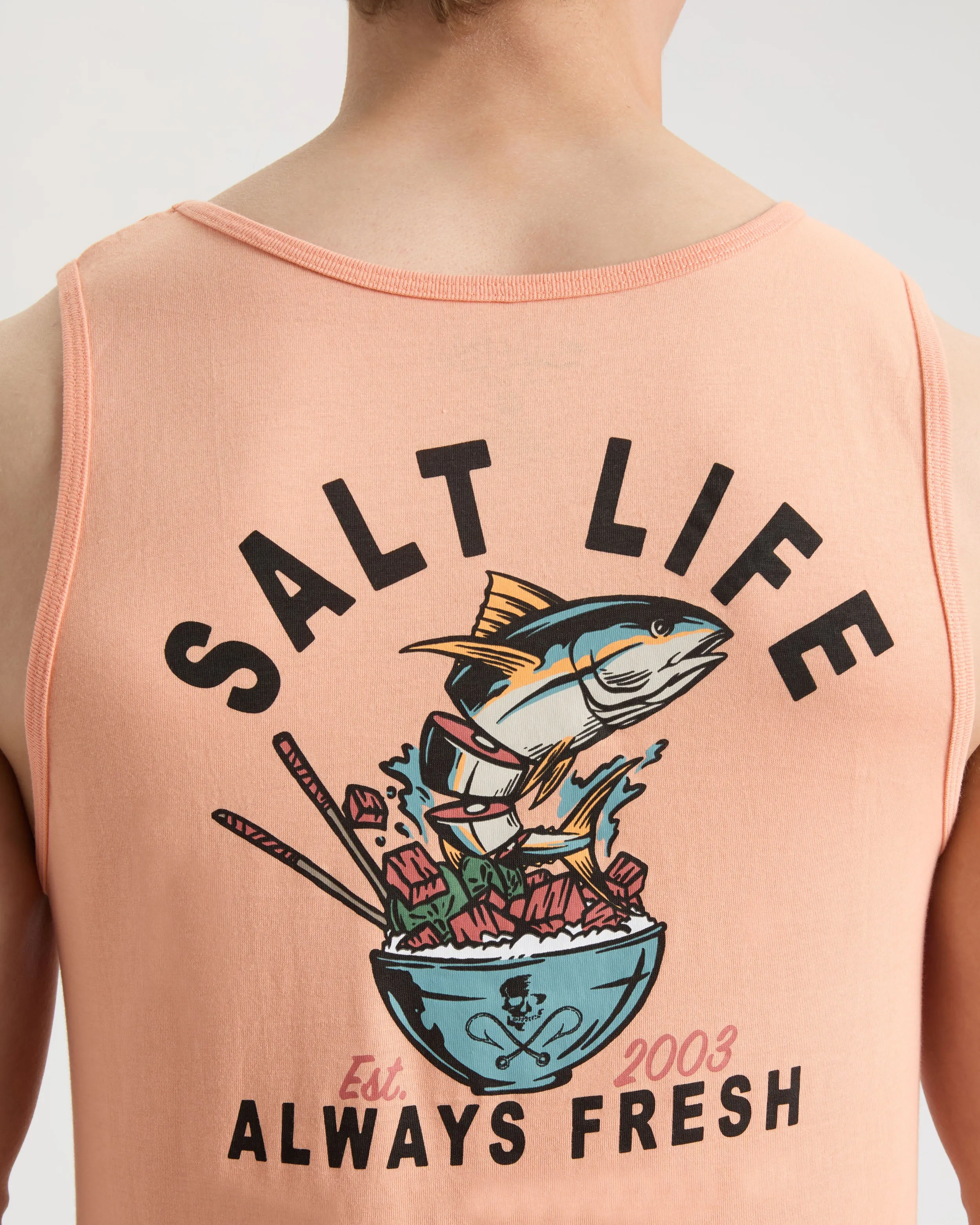 Men's Served Fresh Tank Top sold by Salt Life product image thumbnail 4