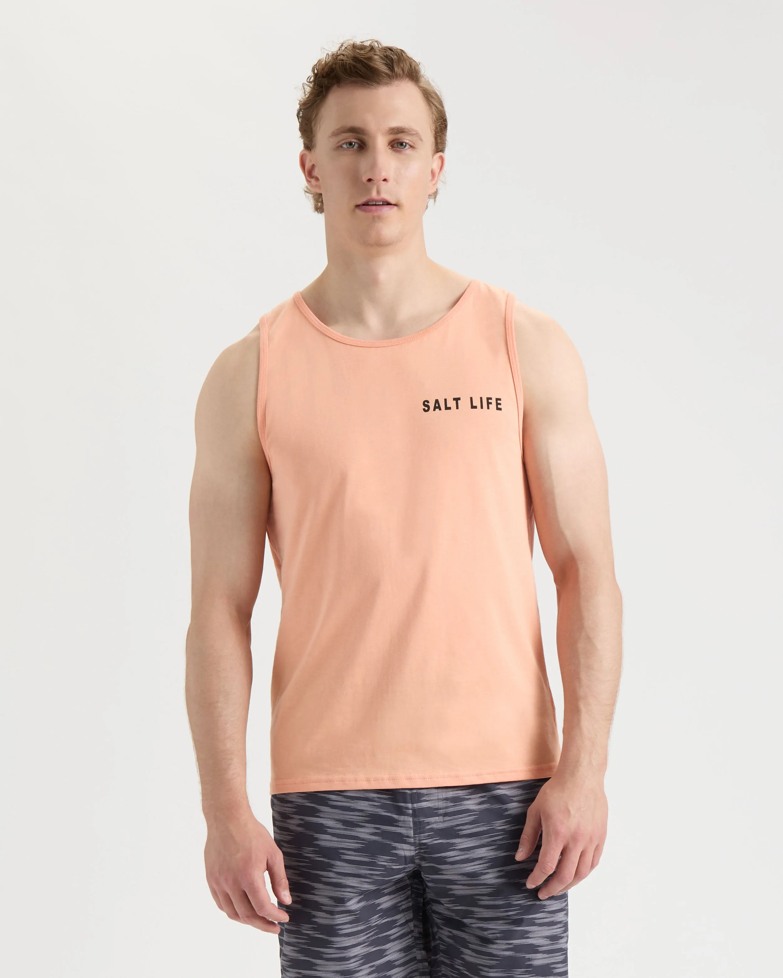 Men's Served Fresh Tank Top sold by Salt Life
