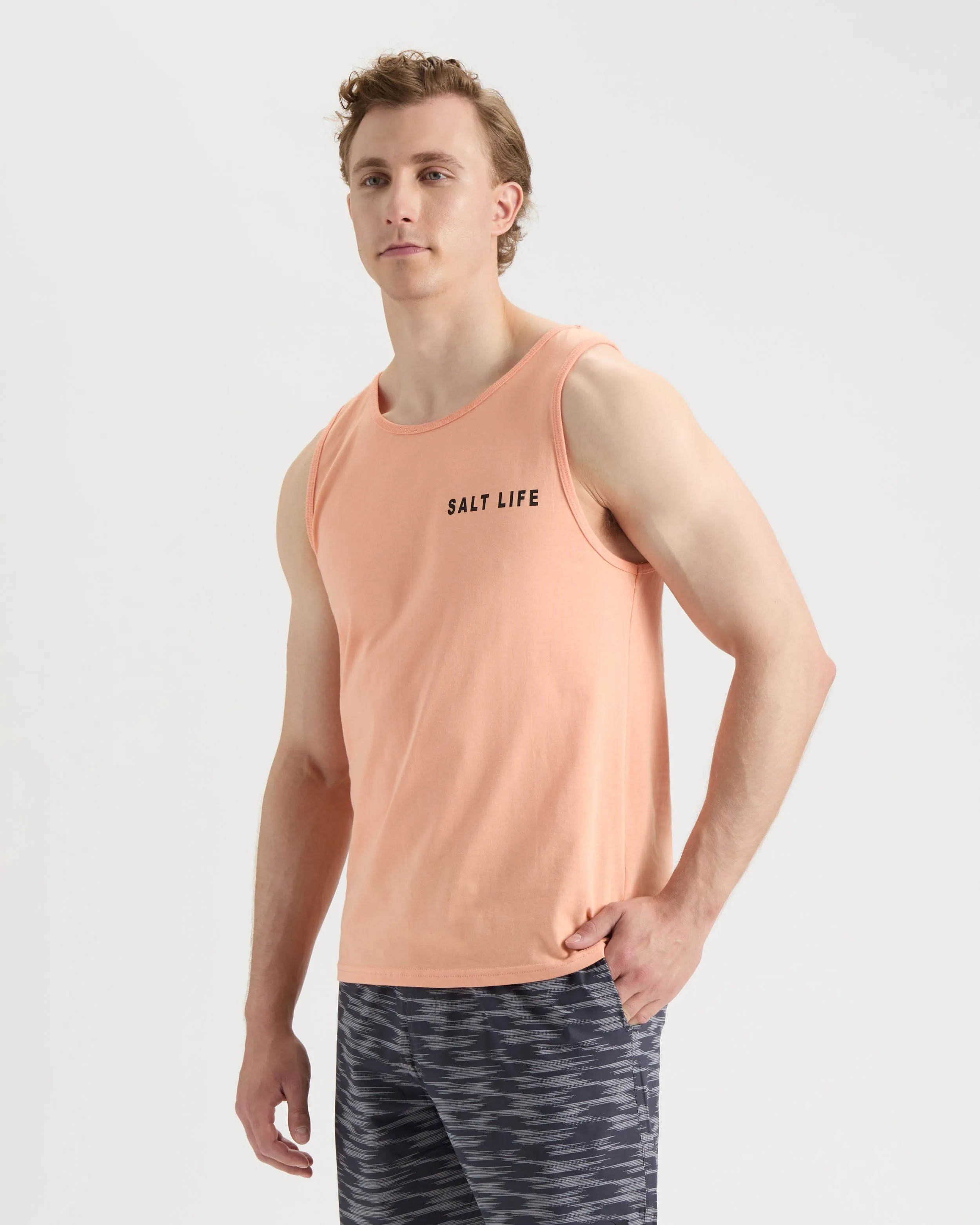 Men's Served Fresh Tank Top sold by Salt Life product image thumbnail 3