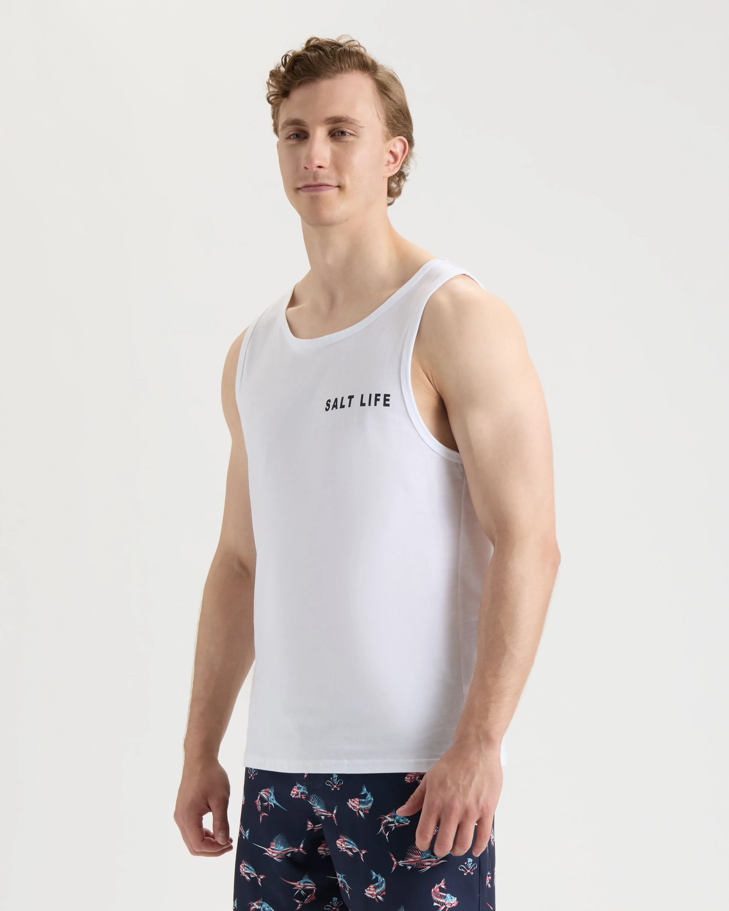 Men's Served Fresh Tank Top sold by Salt Life product image thumbnail 3