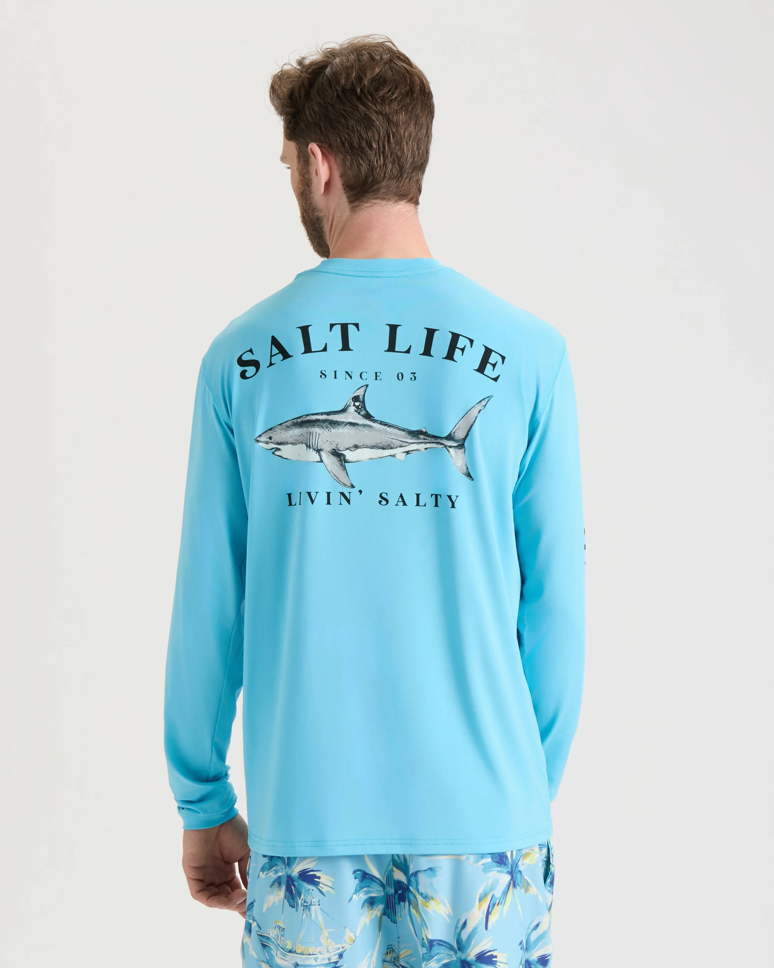 Men's Jaws of Steel Long Sleeve SLX Performance Shirt sold by Salt Life product image thumbnail 2