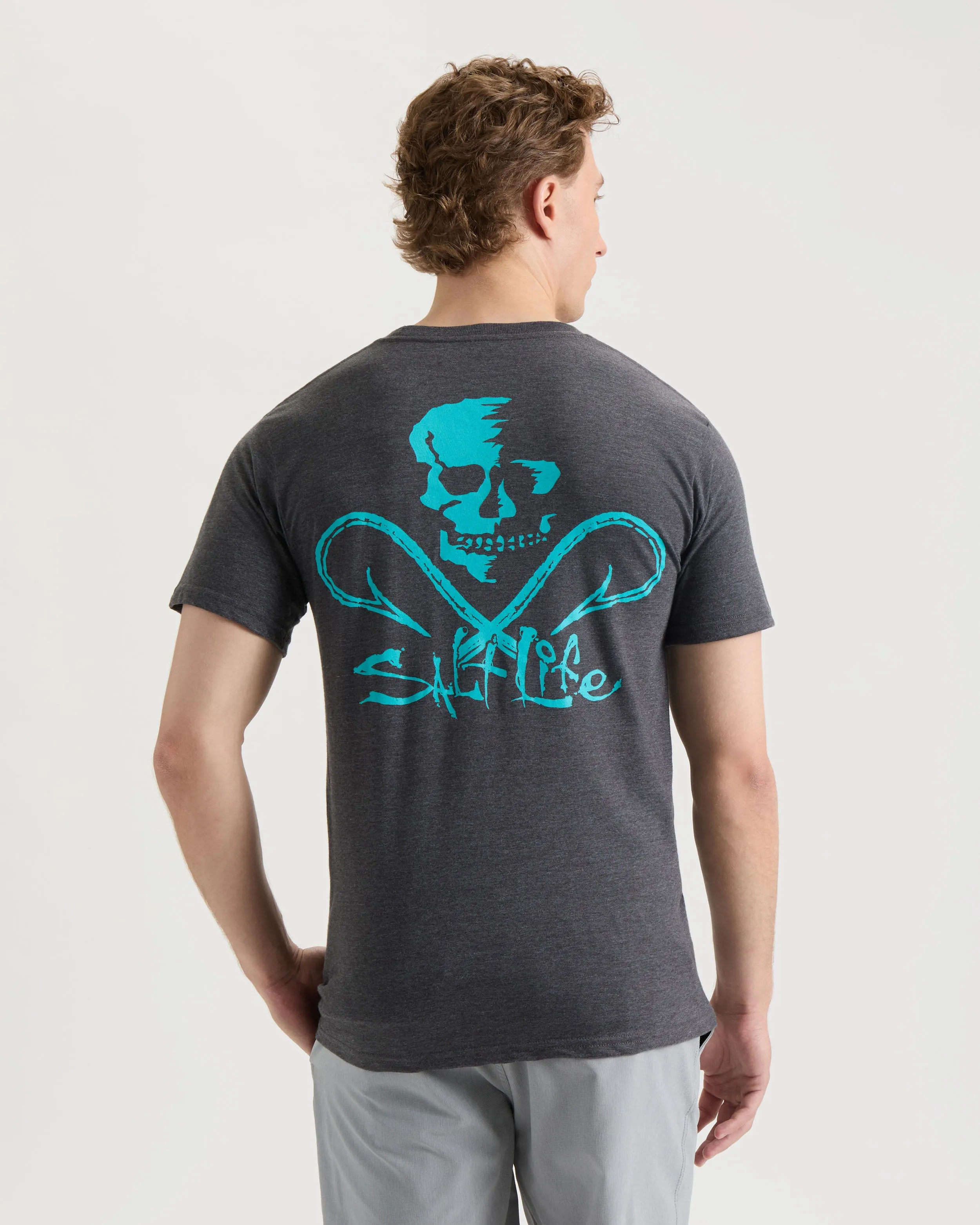 Men's Skull and Hooks Short Sleeve Shirt sold by Salt Life product image thumbnail 2