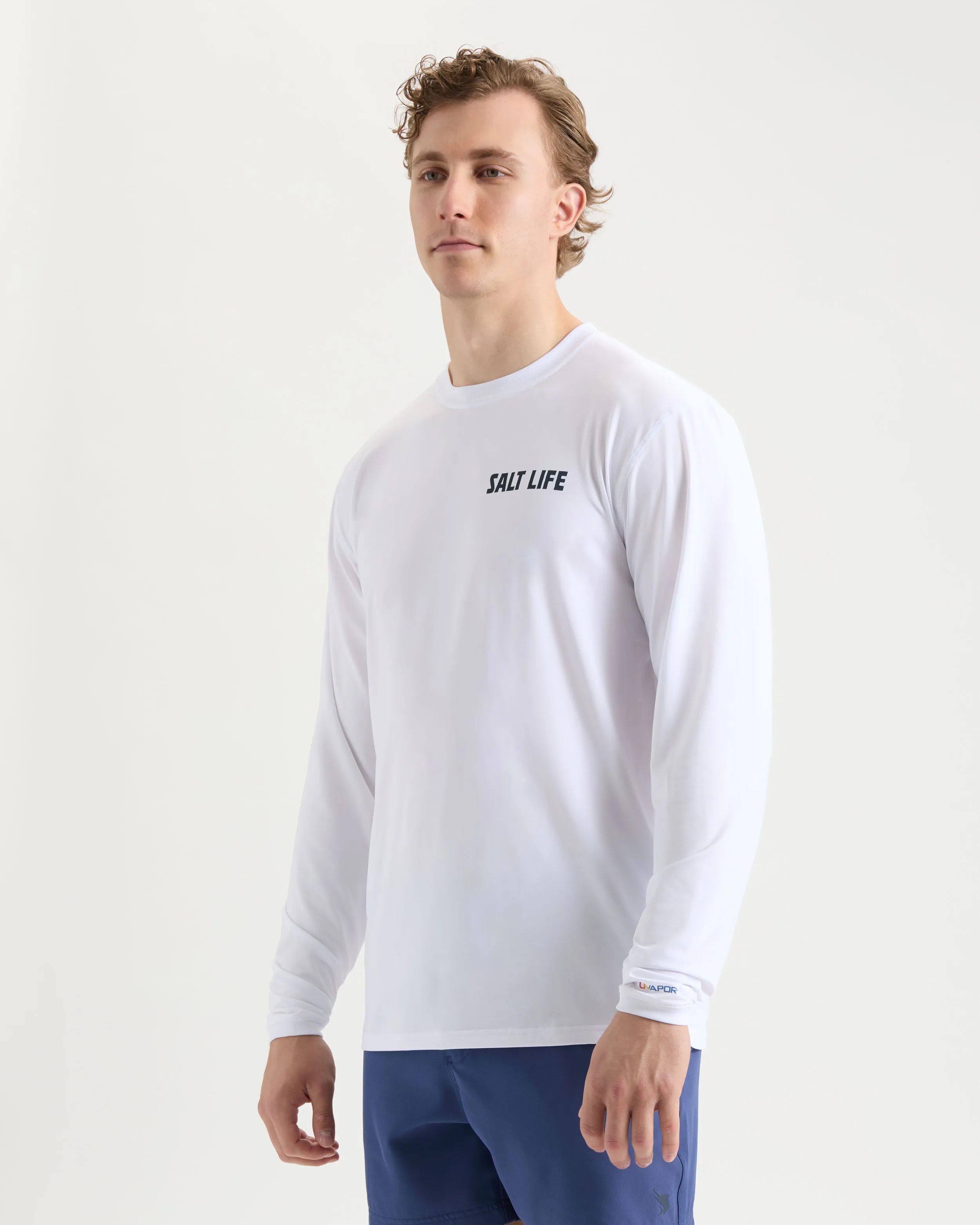 Men's Live Above Or Below SLX Performance Long Sleeve Shirt sold by Salt Life product image thumbnail 3