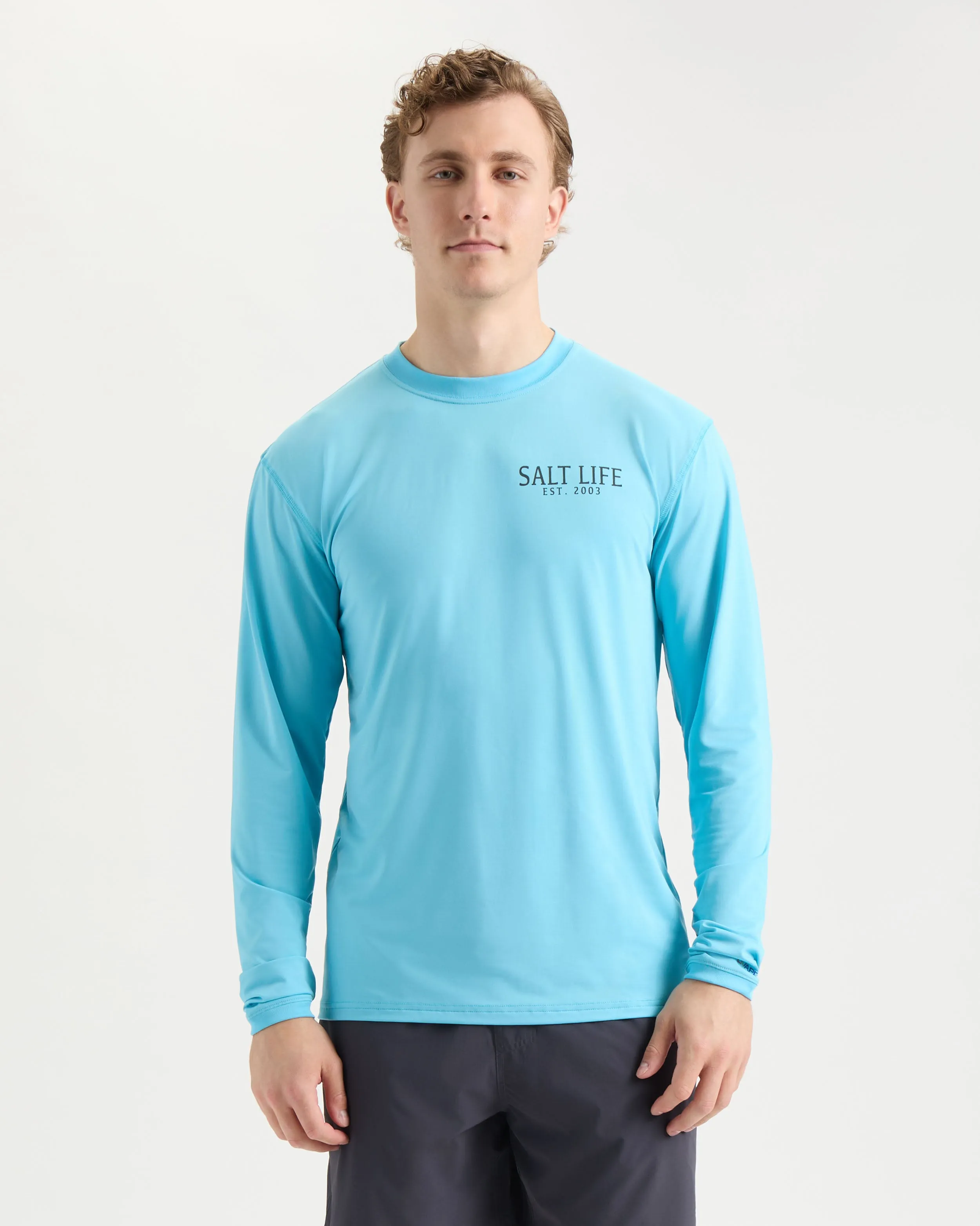 Men's American Quiver Long Sleeve SLX Performance Shirt sold by Salt Life