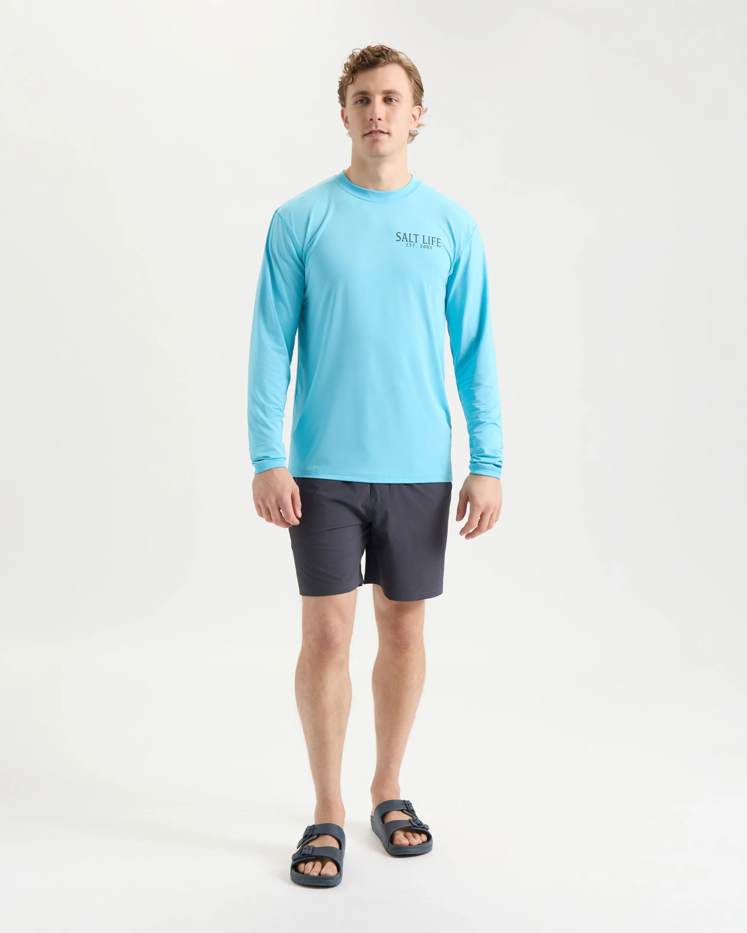 Men's American Quiver Long Sleeve SLX Performance Shirt sold by Salt Life product image thumbnail 4