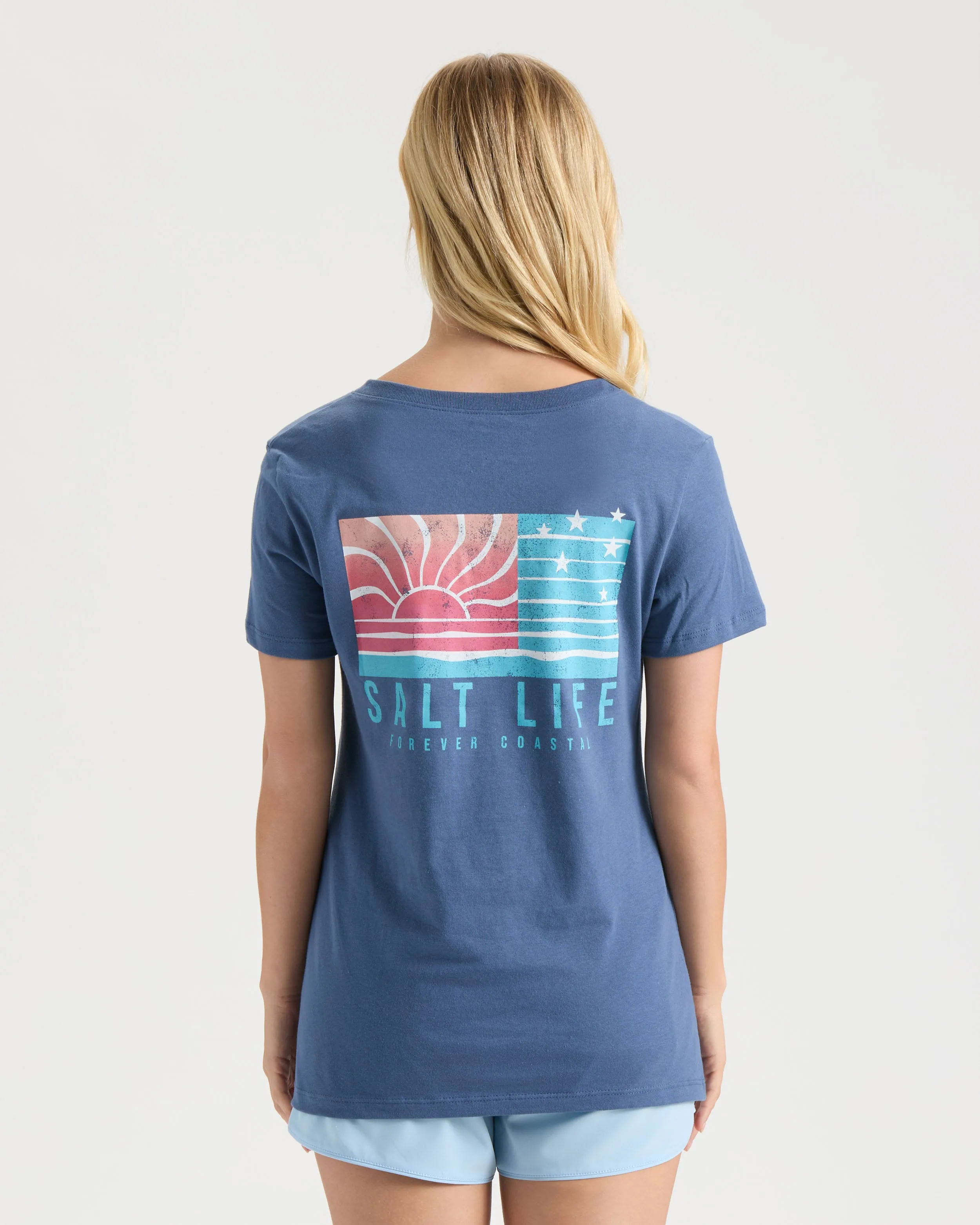 Women's Forever Coastal V-neck Tee sold by Salt Life product image thumbnail 2