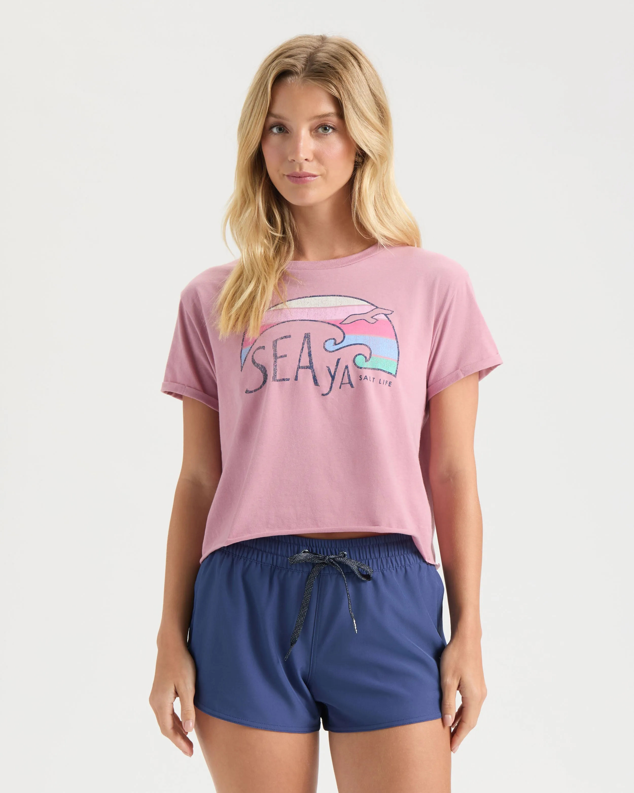 Women's Sea Ya Cropped Tee sold by Salt Life
