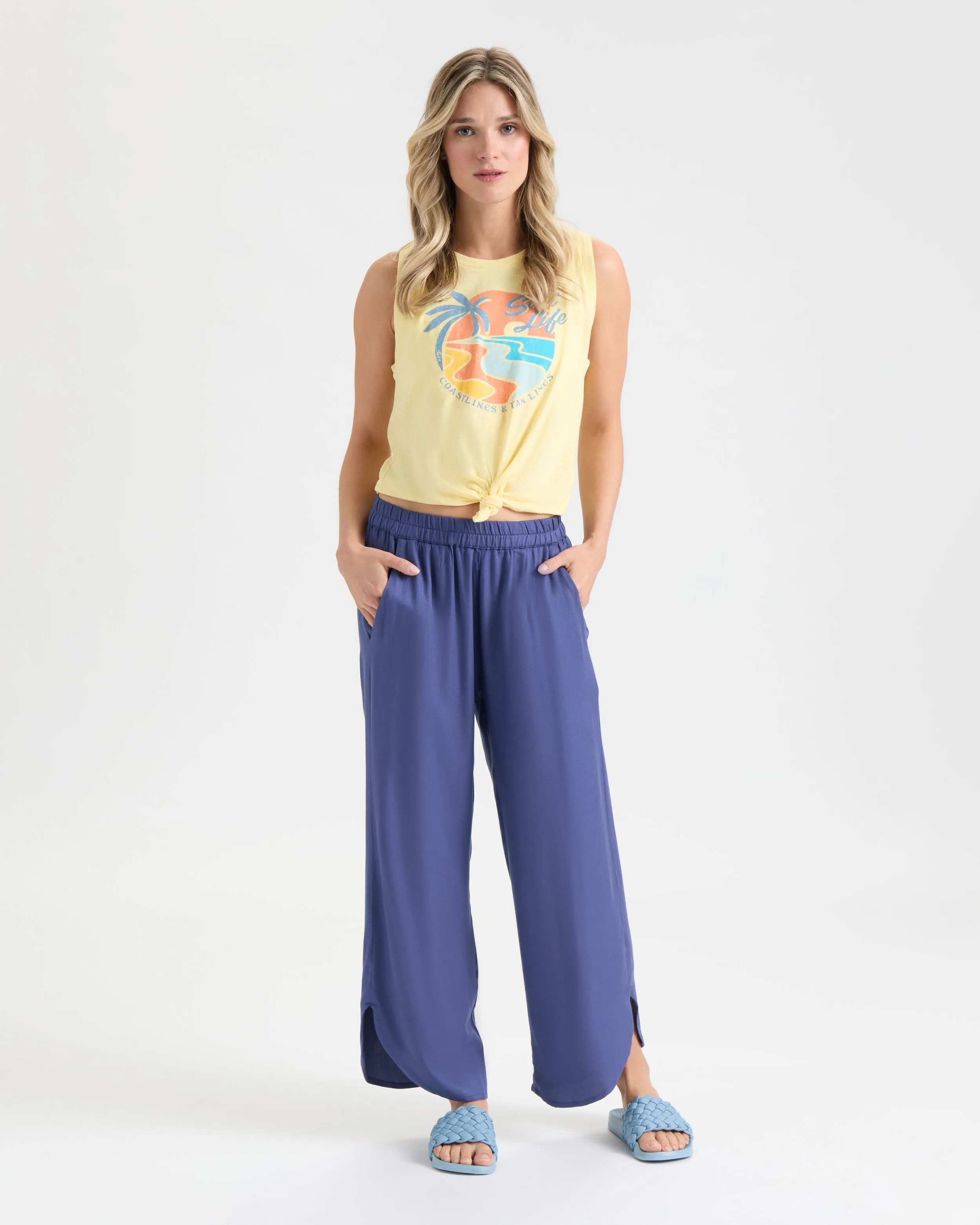 Women's By The Sea Wide Leg Pants sold by Salt Life product image thumbnail 5
