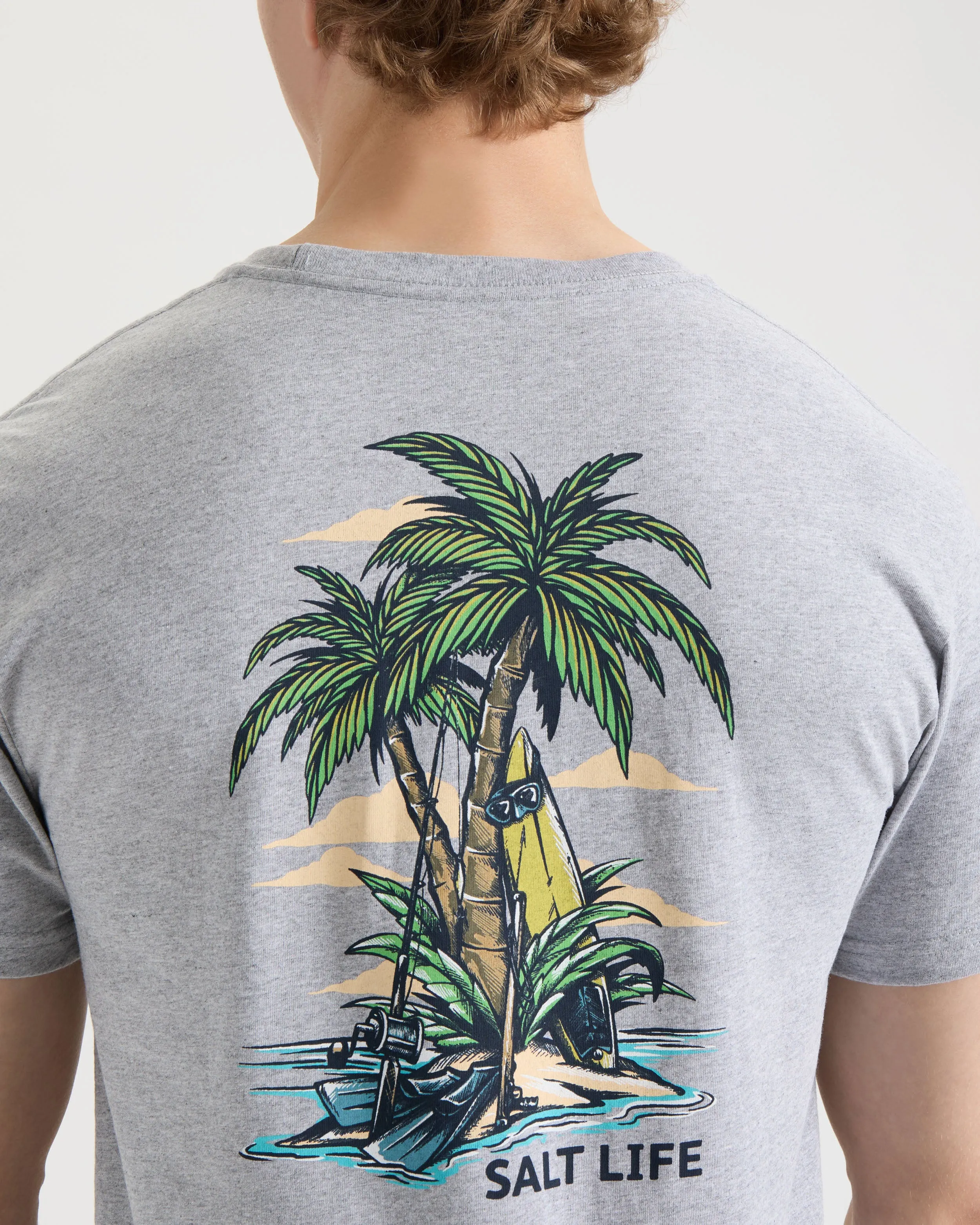 Men's Island Essentials Short Sleeve Shirt sold by Salt Life product image thumbnail 4