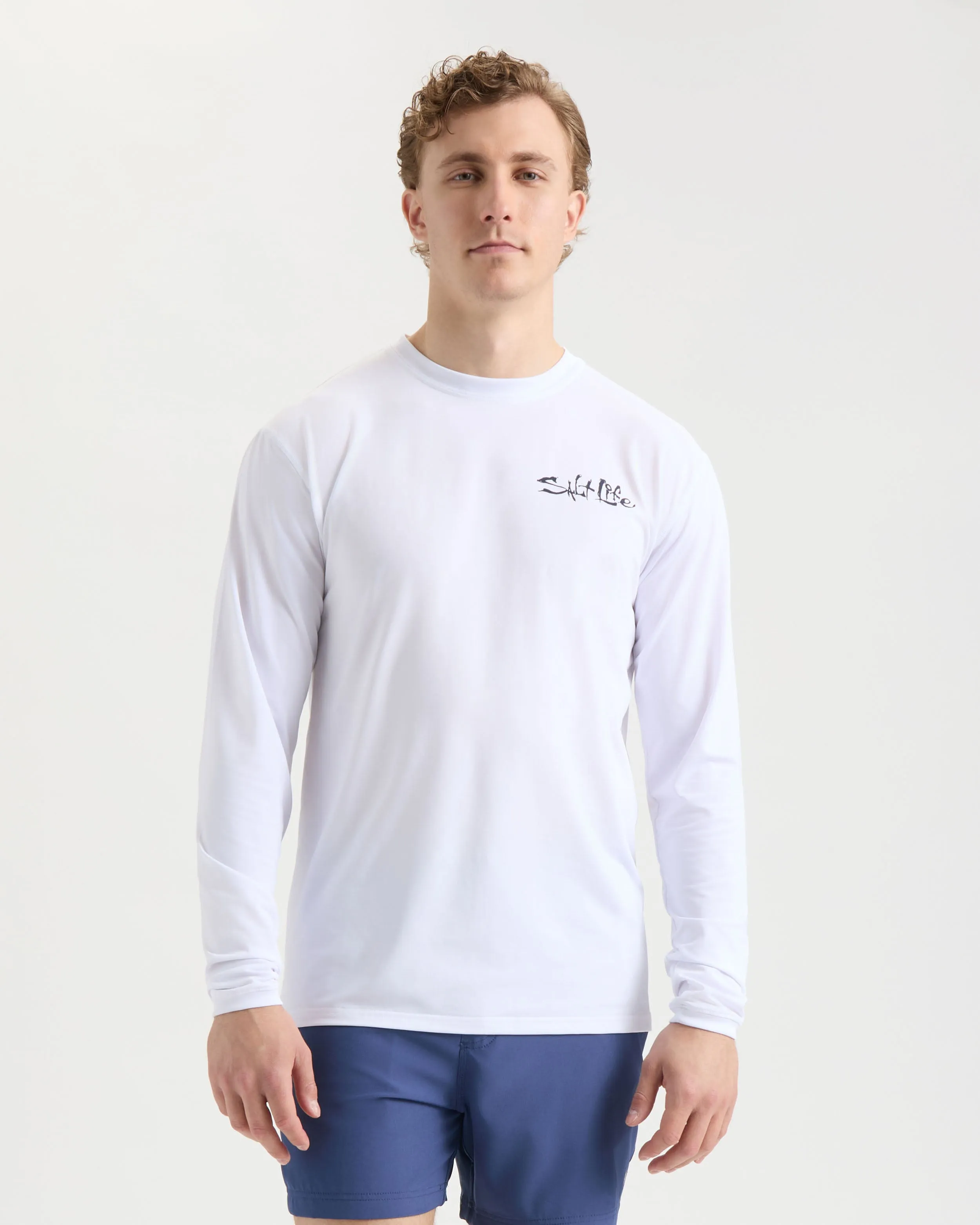 Men's One Cast at a Time Long Sleeve SLX Performance Shirt sold by Salt Life