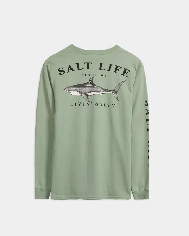 Men's Jaws Of Steel Long Sleeve Shirt sold by Salt Life