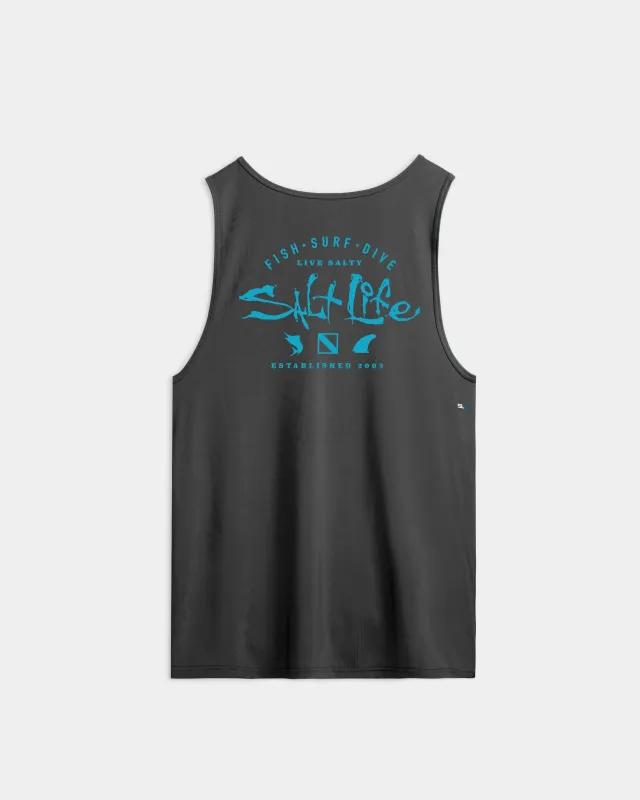 Men's Waterman Trifecta SLX Performance Tank Top sold by Salt Life
