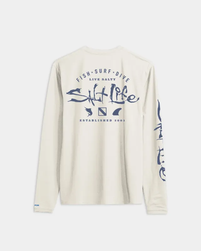 Men's Watermans Trifecta Long Sleeve SLX Performance Shirt sold by Salt Life