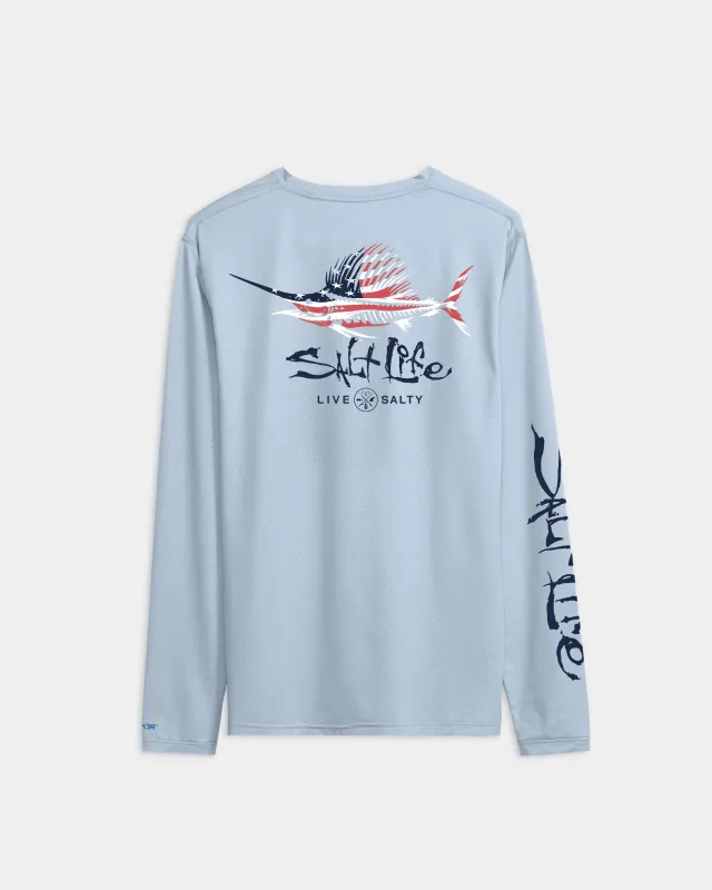 Sailfish N' Bones Long Sleeve SLX Performance Shirt sold by Salt Life
