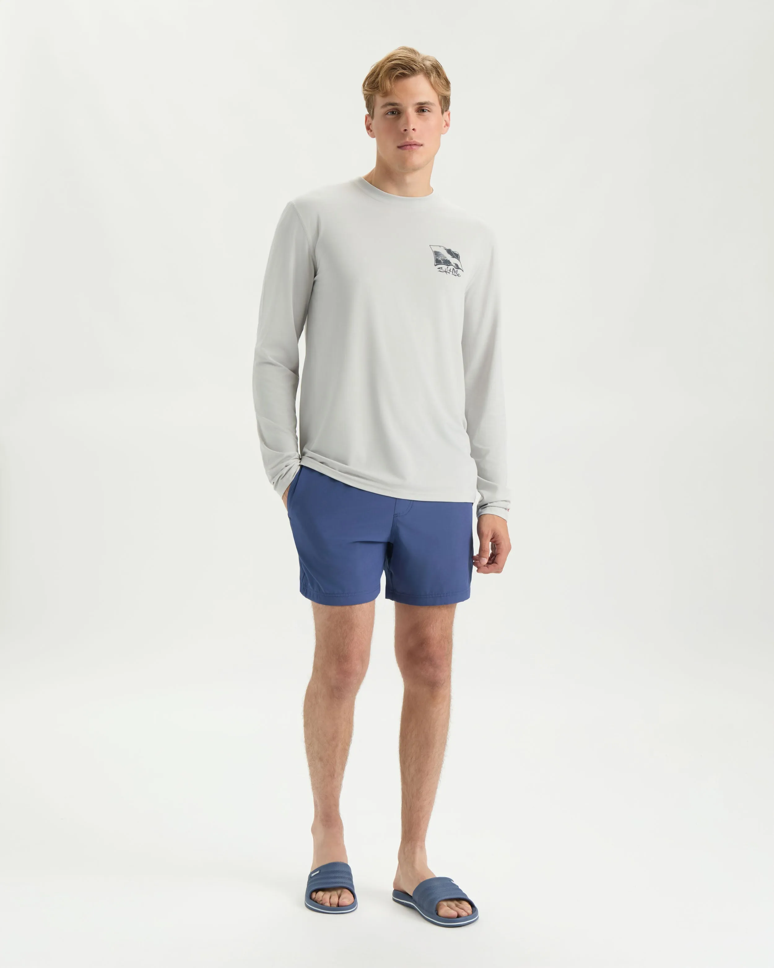 Men’s Underwater Diving SLX Performance Long Sleeve Shirt sold by Salt Life